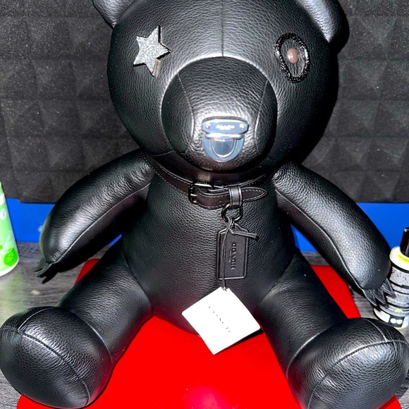 Coach Other - Coach leather collection black bear MINT condition